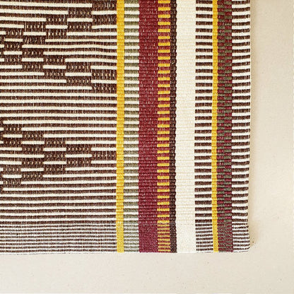 Tapete Curadoria Médio Tribo marrom 77 x 140 cm