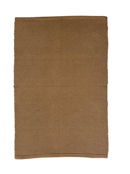 Tapetinho de linha liso caramelo 50 x 80 cm