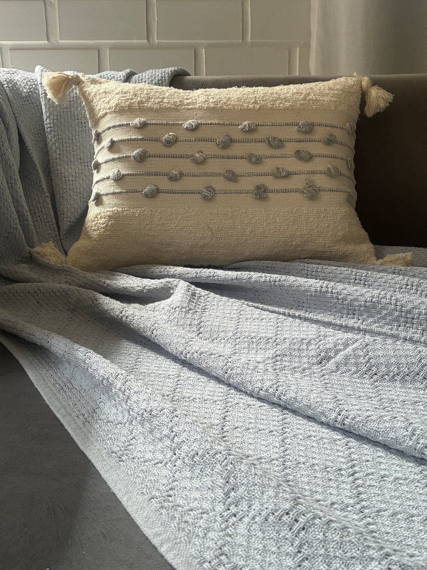 COMBINADO POLTRONINHA - Happy Boho Cinza