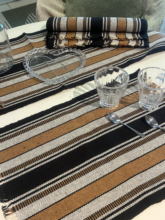 CONJUNTO AMERICANO 7 PEÇAS Café Crema