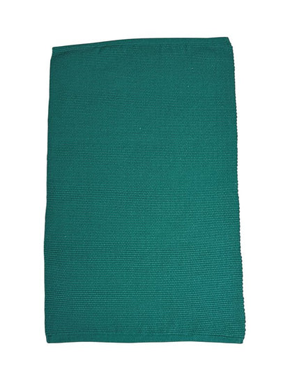 Tapetinho de linha liso musgo 50 x 80