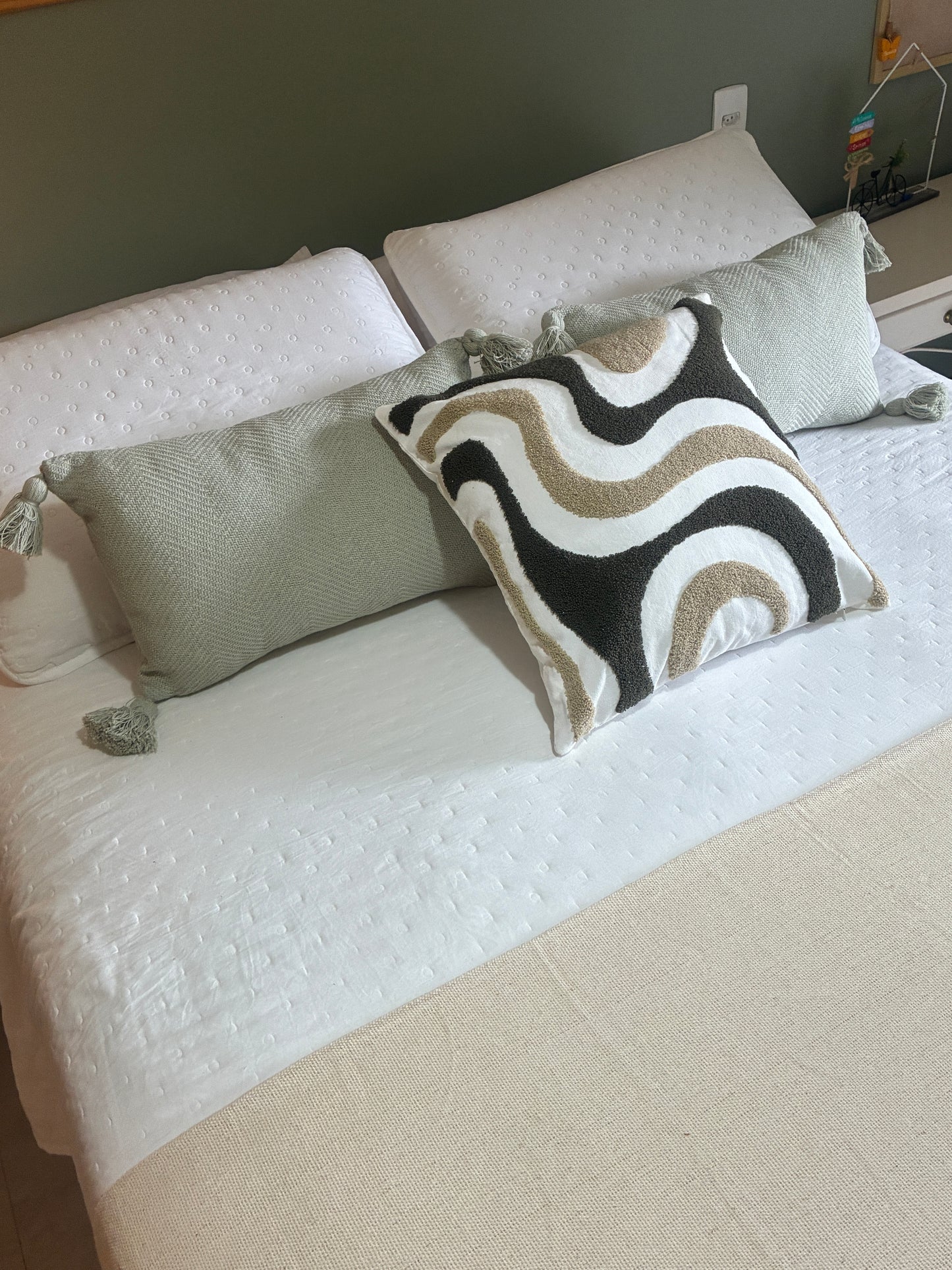 COMBINADO CAMA DOS SONHOS - Trio Conforto Sálvia