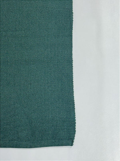 Tapete passadeira de linha liso musgo 50 x 150 cm