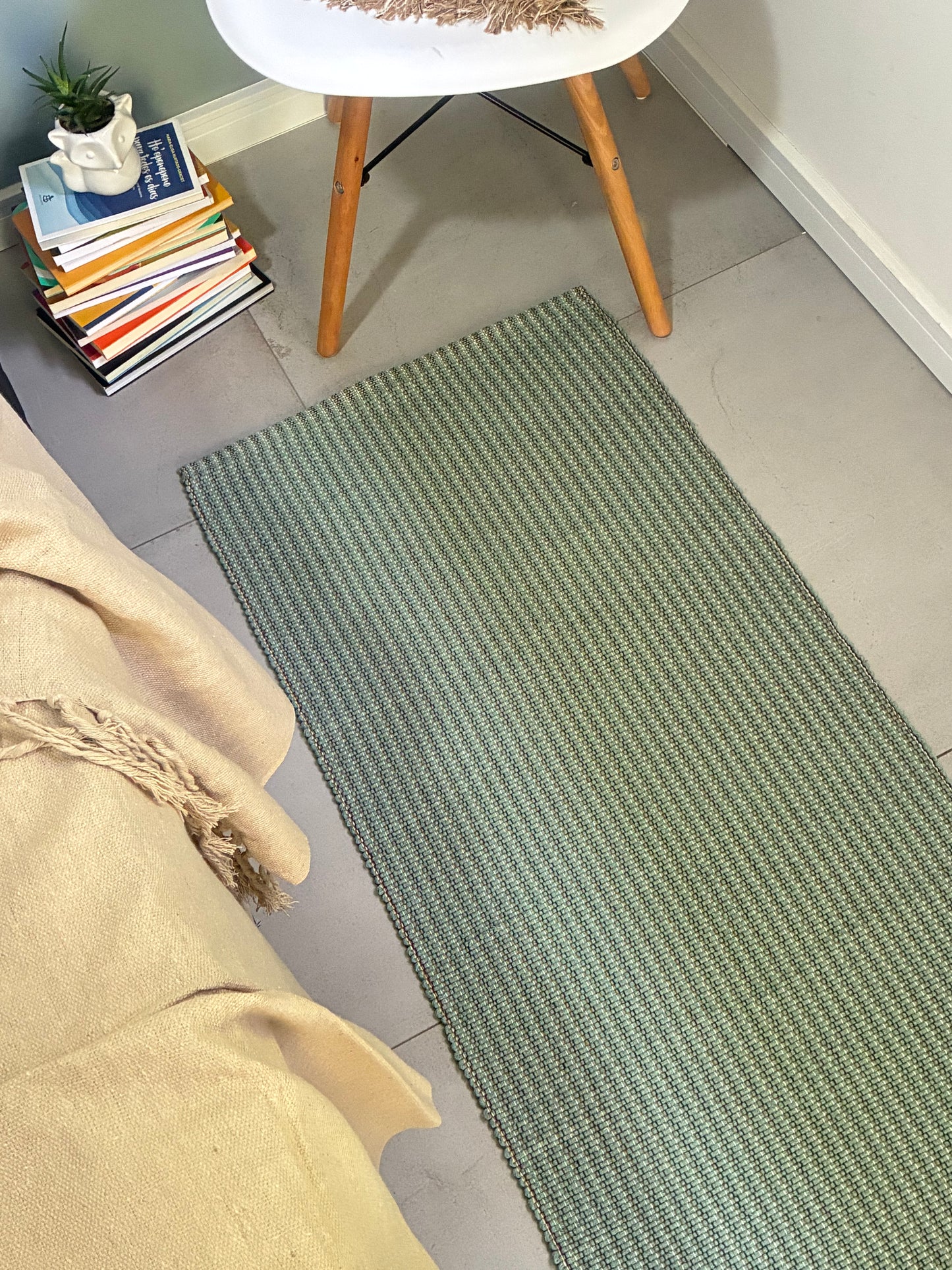 PASSADEIRA TRAMA MESCLADA VERDE TIFFANY