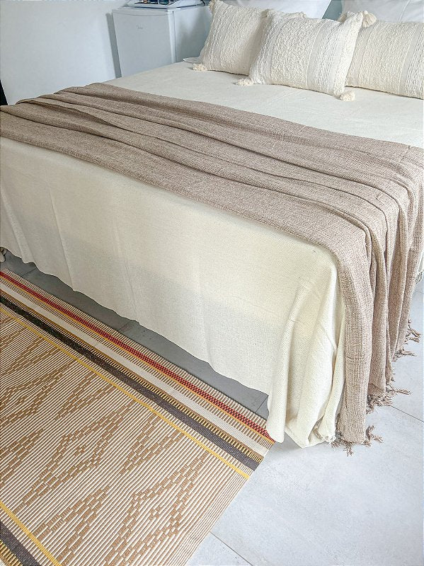 Tapete Curadoria Médio Tribo caramelo 77 x 140 cm