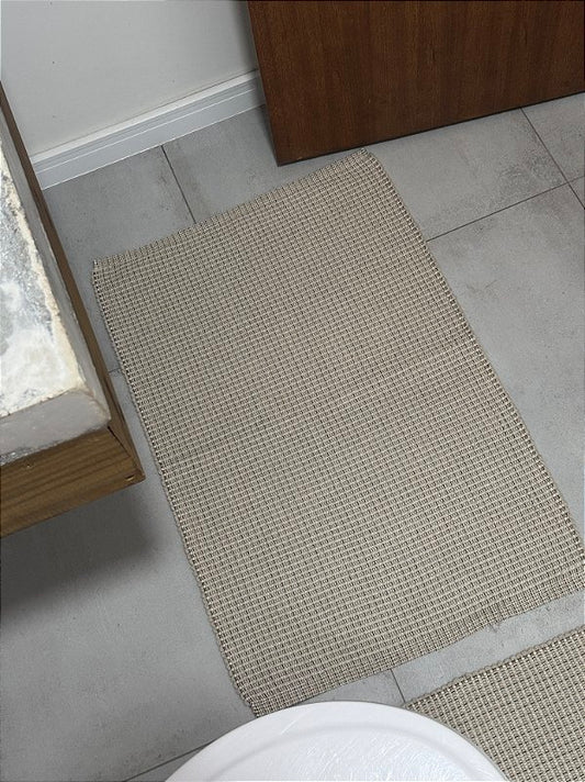 TAPETINHO TRAMA MESCLADA BEGE 50x80cm