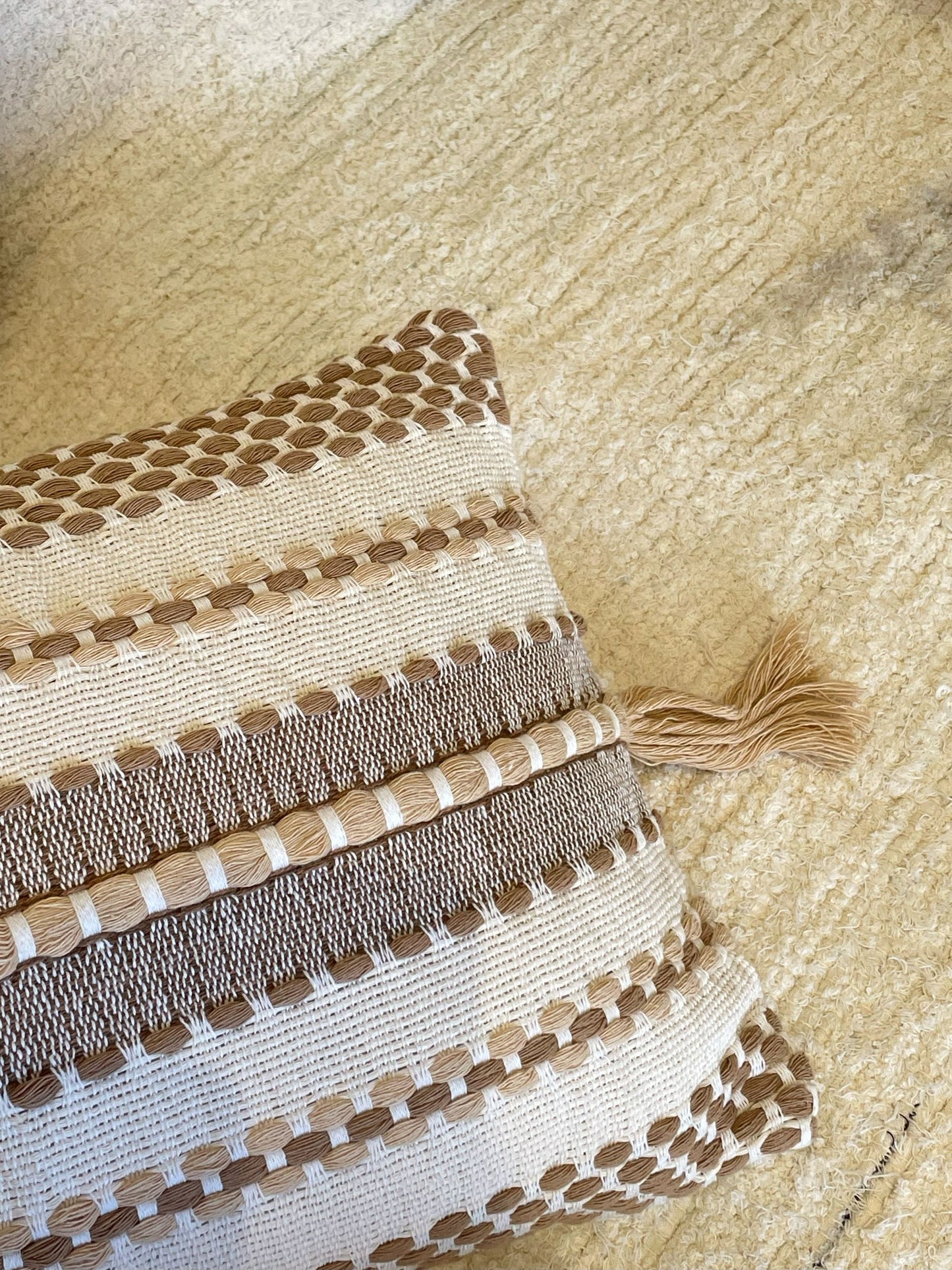 ALMOFADA COTTAGE  MARROM