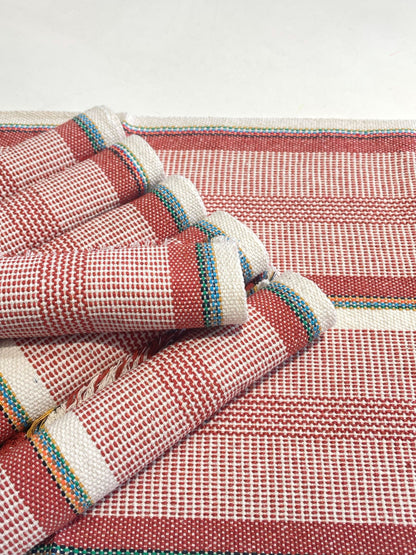 CONJUNTO AMERICANO 7 PEÇAS VERMELHO