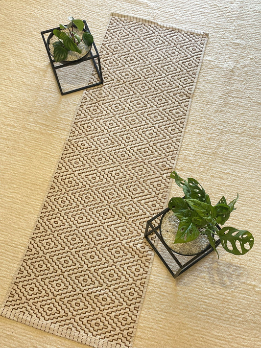 PASSADEIRA BORDADA BEGE