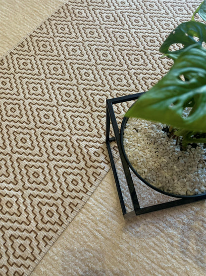 PASSADEIRA BORDADA BEGE