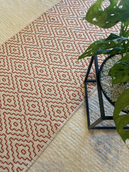 PASSADEIRA BORDADA TERRACOTA