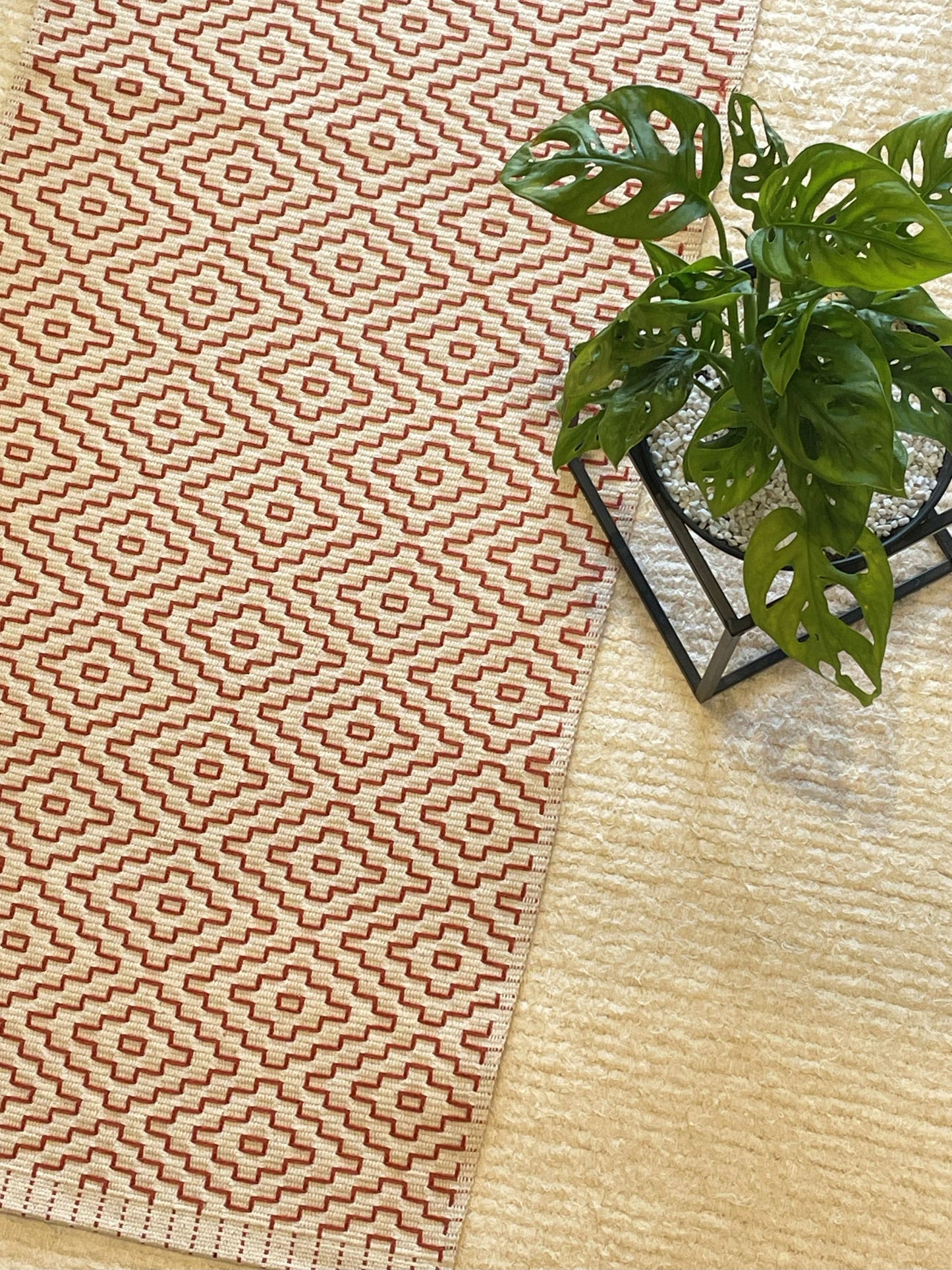 PASSADEIRA BORDADA TERRACOTA