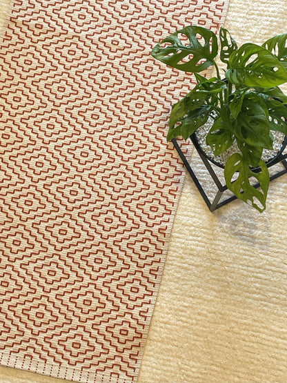 PASSADEIRA BORDADA TERRACOTA