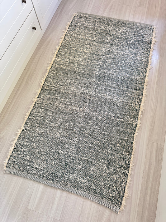 TAPETE BEIRA CAMA FELPUDO DUPLA FACE VERDE 80x150cm