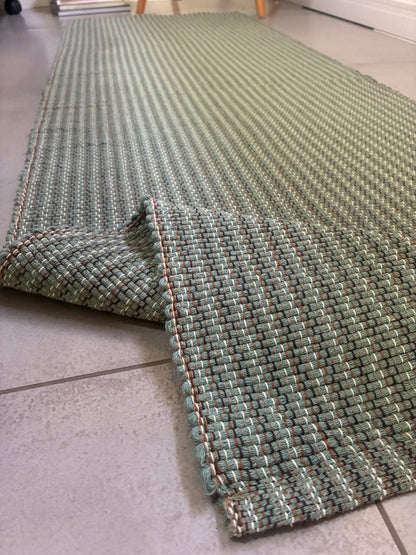 PASSADEIRA TRAMA MESCLADA VERDE TIFFANY