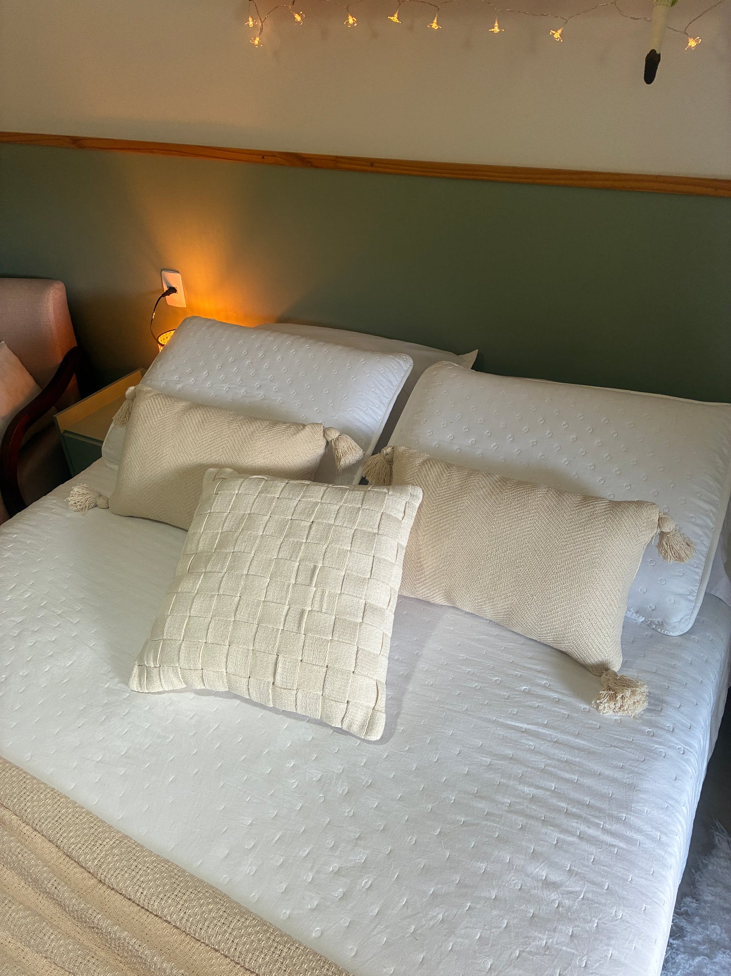 COMBINADO CAMA DOS SONHOS - Trio Conforto Cru