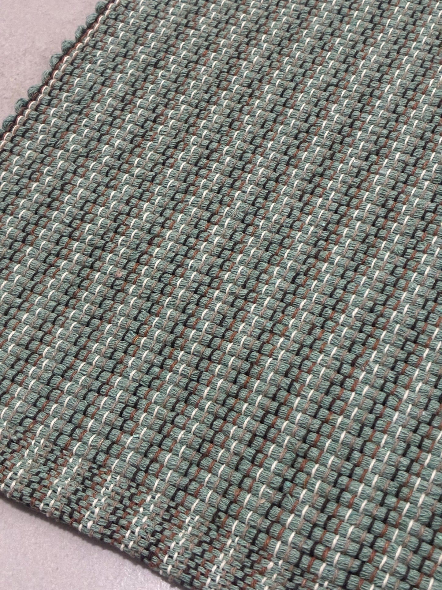 TAPETINHO TRAMA MESCLADA VERDE TIFFANY