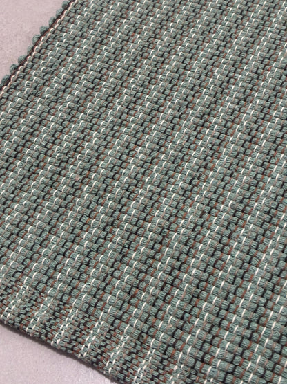 TAPETINHO TRAMA MESCLADA VERDE TIFFANY