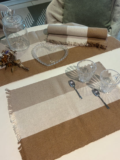 CONJUNTO AMERICANO 7 PEÇAS Capuccino