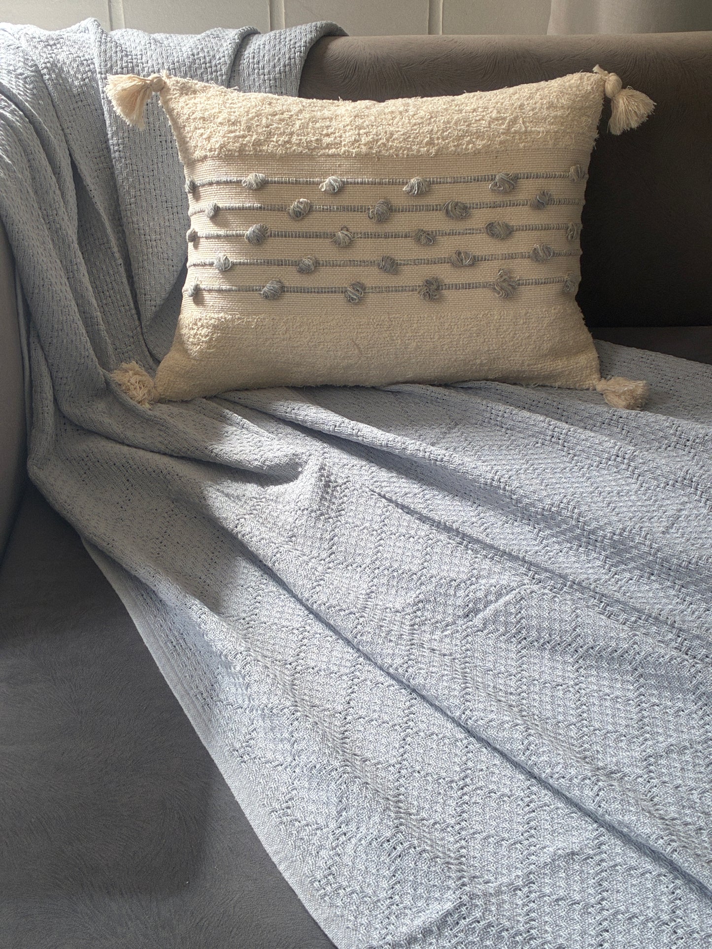COMBINADO POLTRONINHA - Happy Boho Cinza