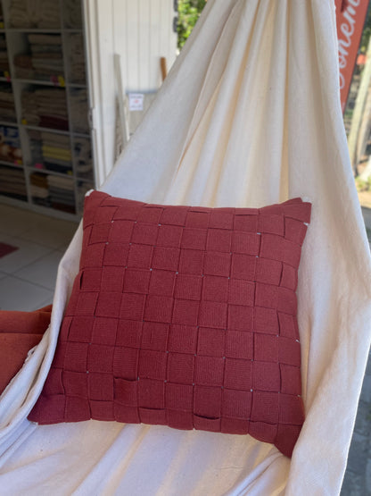 CAPA PARA ALMOFADA NAUTICA TERRACOTA