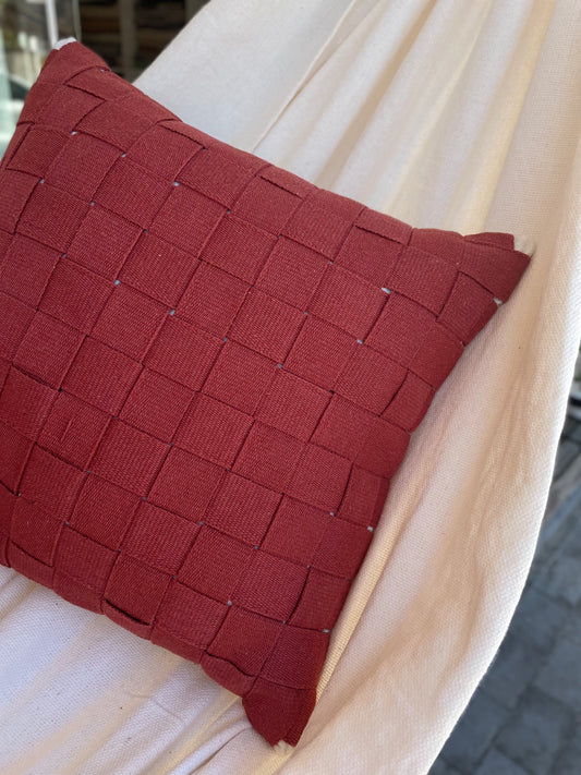 CAPA PARA ALMOFADA NAUTICA TERRACOTA