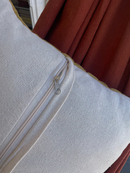 CAPA PARA ALMOFADA NAUTICA MOSTARDA