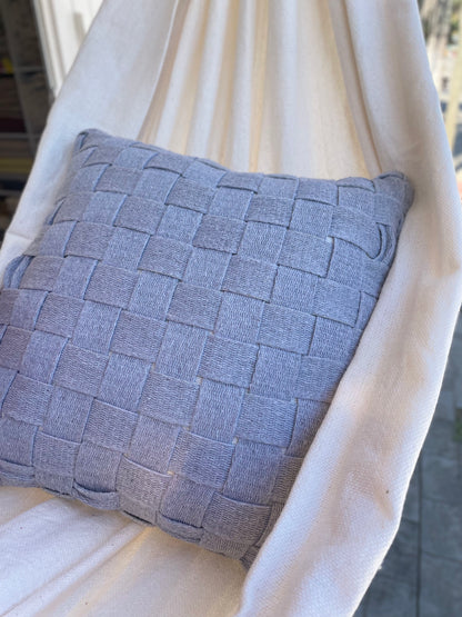 CAPA PARA ALMOFADA NAUTICA CINZA