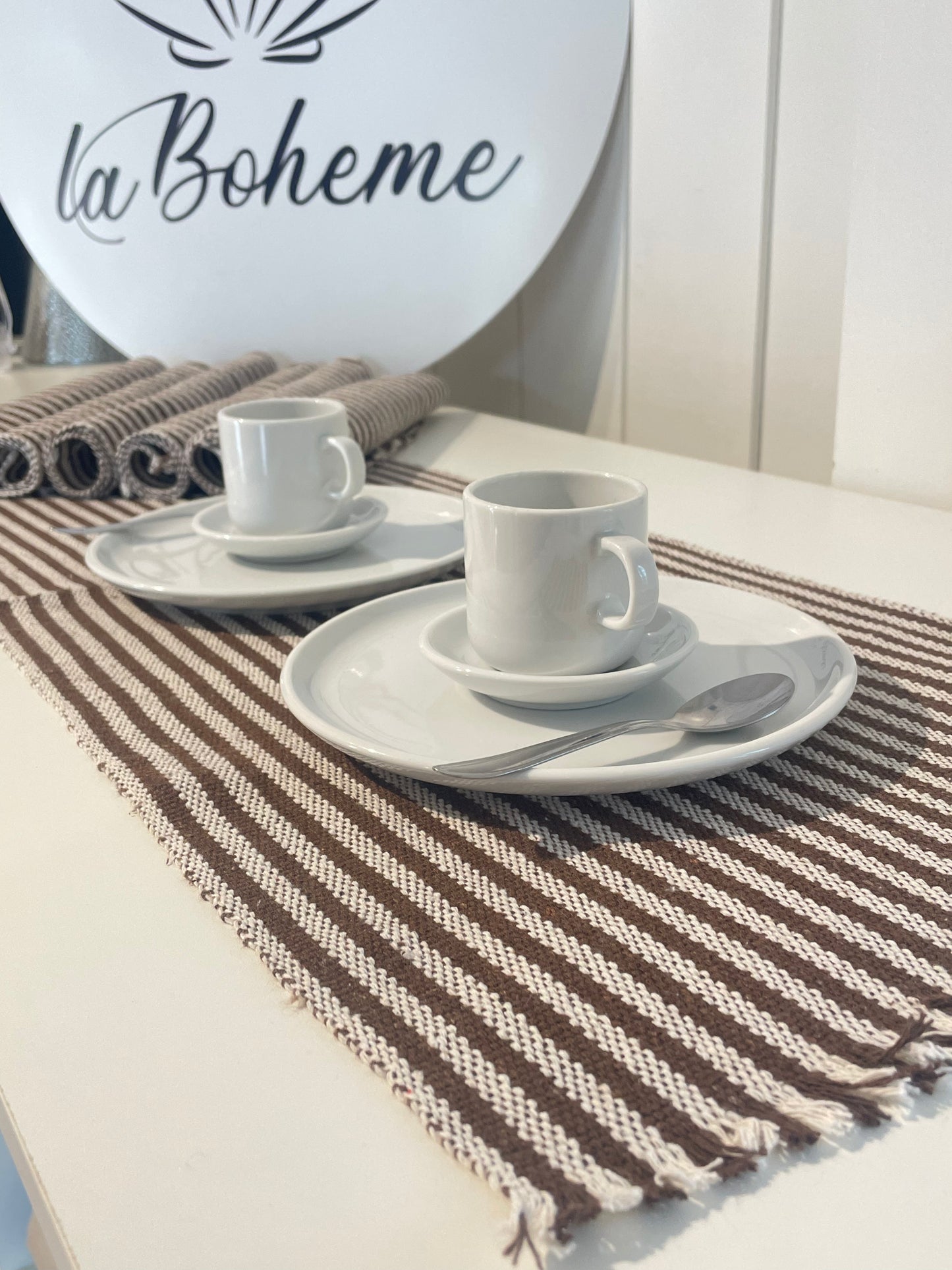 CONJUNTO AMERICANO 7 PEÇAS MARROM