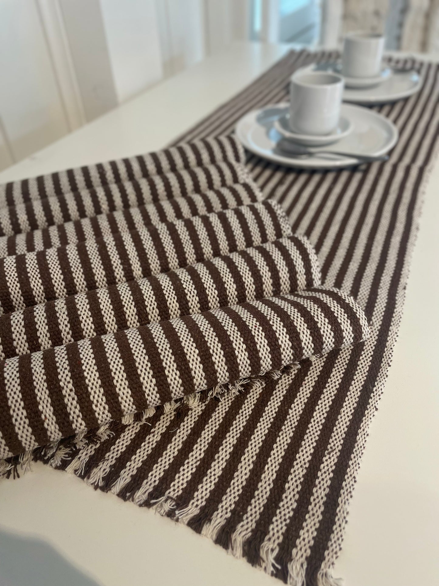 CONJUNTO AMERICANO 7 PEÇAS MARROM