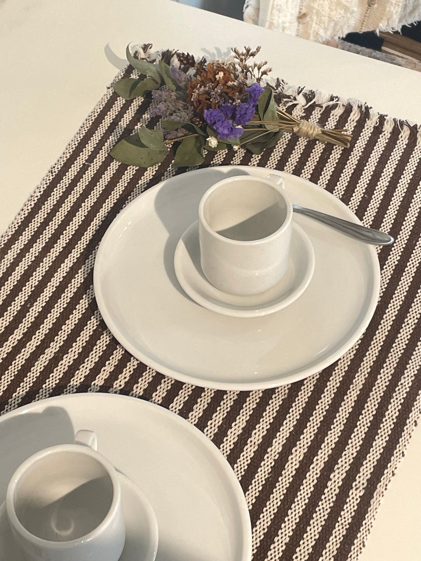 CONJUNTO AMERICANO 7 PEÇAS MARROM