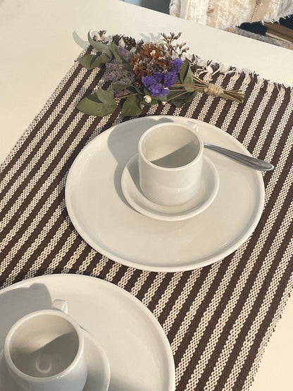 CONJUNTO AMERICANO 7 PEÇAS MARROM