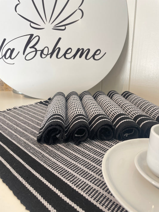 CONJUNTO AMERICANO 7 PEÇAS PRETO