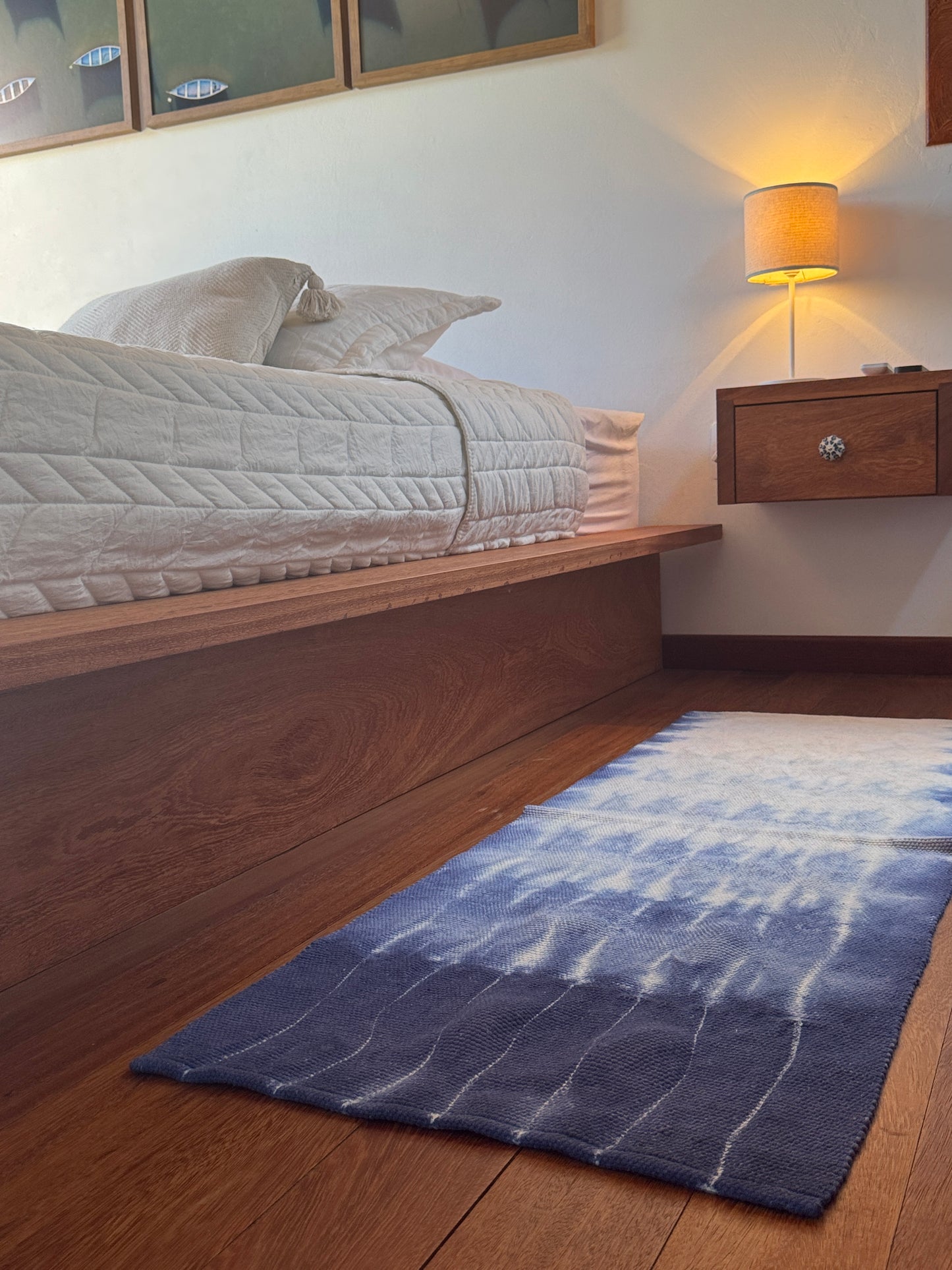 PASSADEIRA SHIBORI INDIGO PLISSÉ