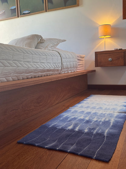 PASSADEIRA SHIBORI INDIGO PLISSÉ