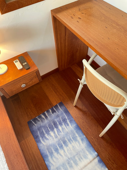 PASSADEIRA SHIBORI INDIGO PLISSÉ