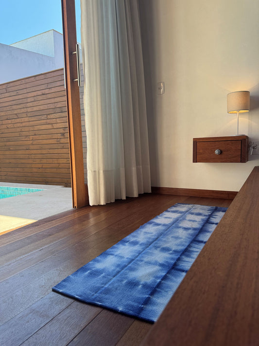 PASSADEIRA SHIBORI INDIGO SQUARE