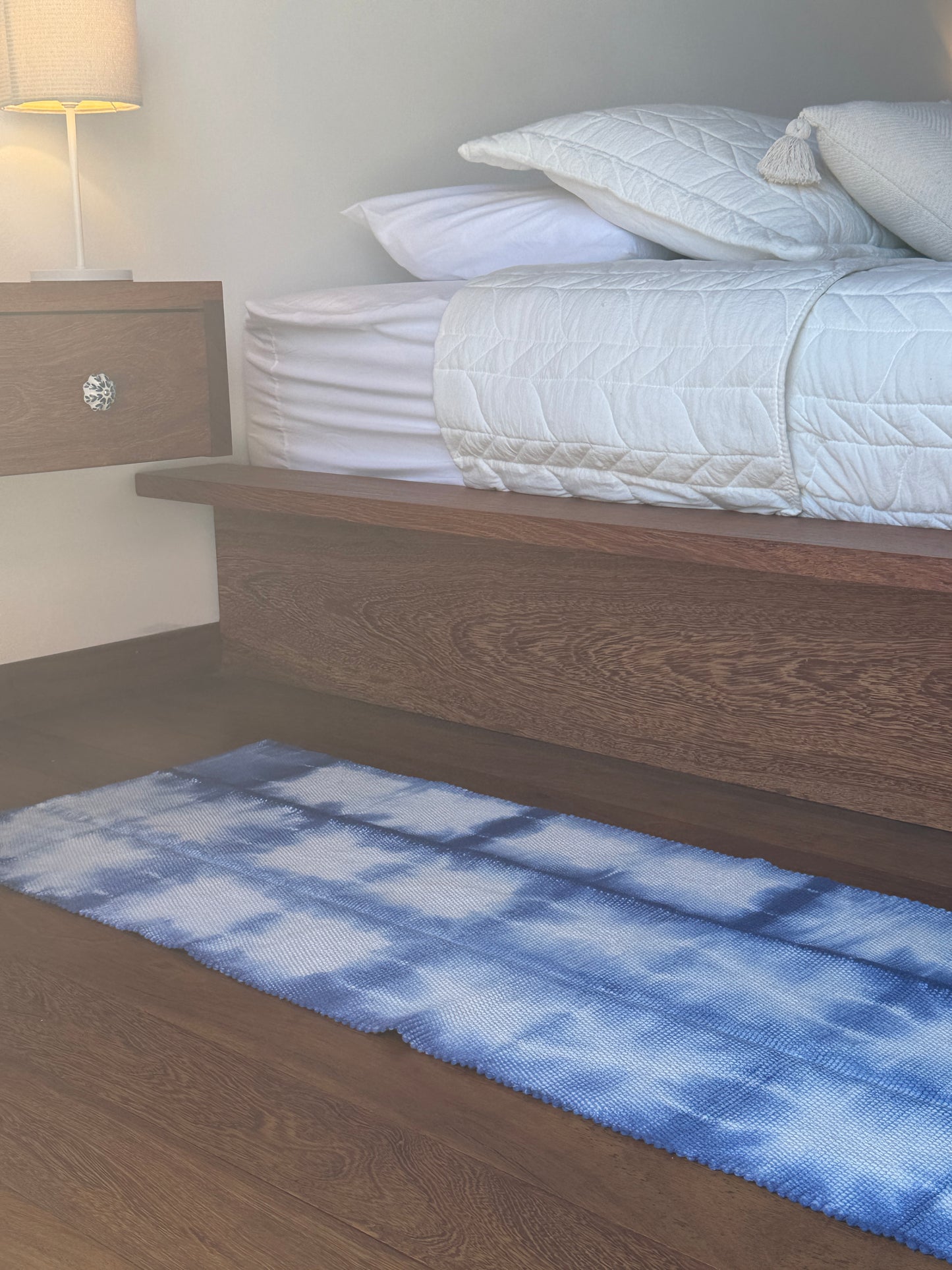 PASSADEIRA SHIBORI INDIGO SQUARE