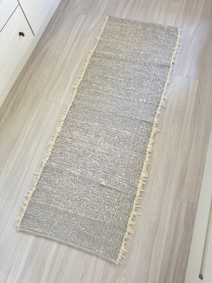 PASSADEIRA FELPUDA DUPLA FACE CINZA 50x150cm