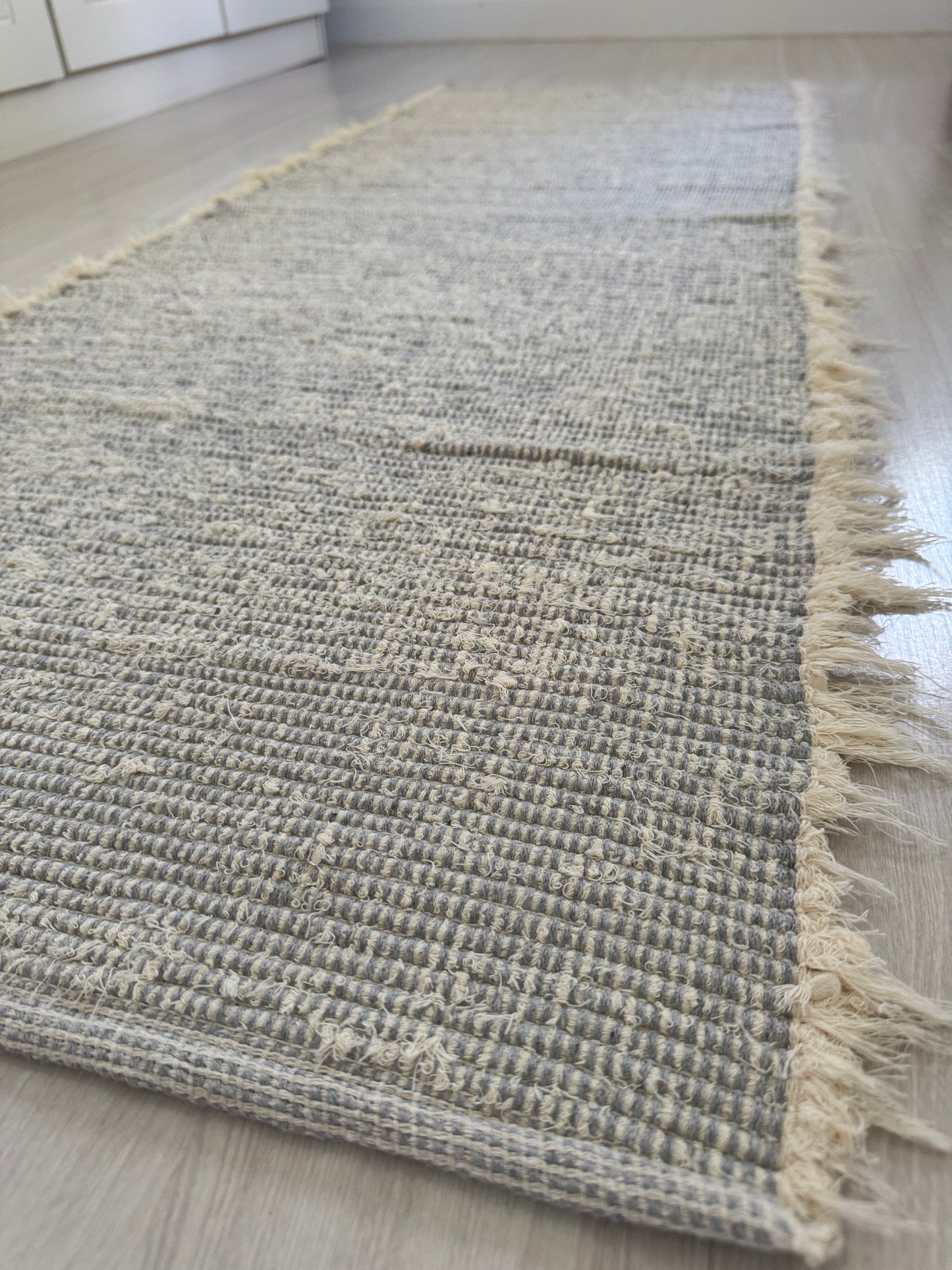 PASSADEIRA FELPUDA DUPLA FACE CINZA 50x150cm