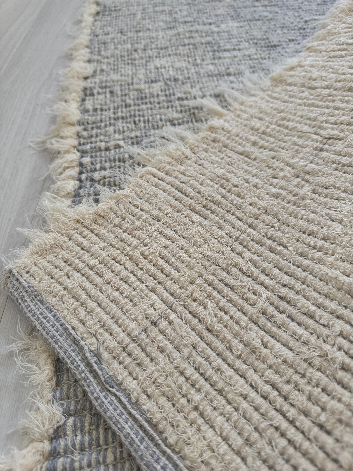 PASSADEIRA FELPUDA DUPLA FACE CINZA 50x150cm