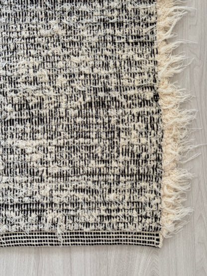 PASSADEIRA FELPUDA DUPLA FACE PRETA 50x150cm