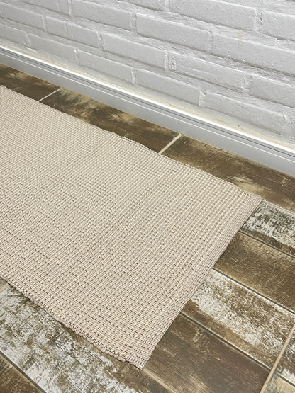 PASSADEIRA LONGA TRAMA MESCLADA BEGE 50x200cm