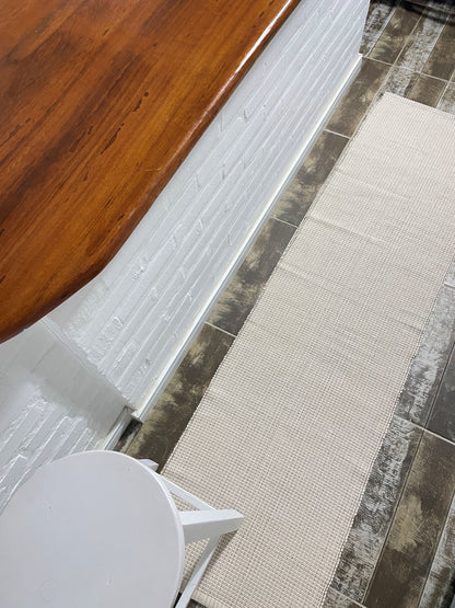 PASSADEIRA LONGA TRAMA MESCLADA CRUA 50x200cm
