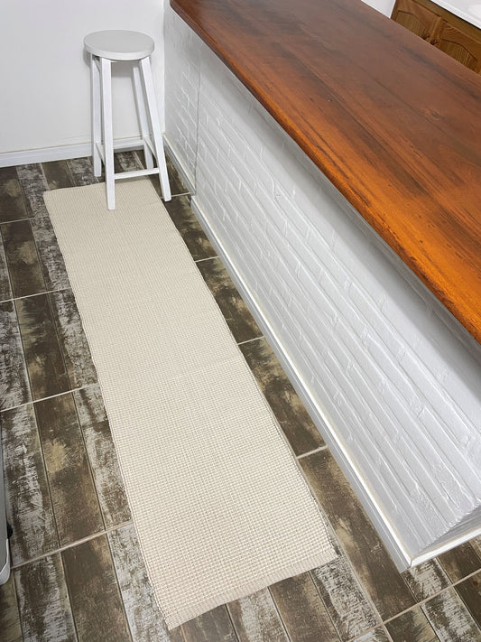 PASSADEIRA LONGA TRAMA MESCLADA CRUA 50x200cm