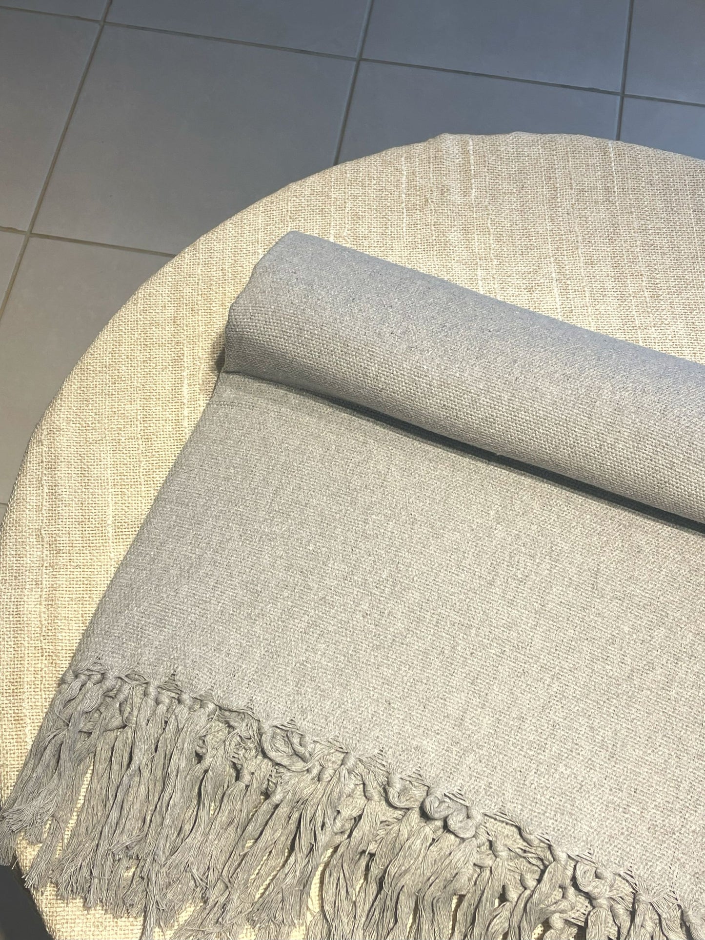 COLCHA BASIC QUEEN CINZA