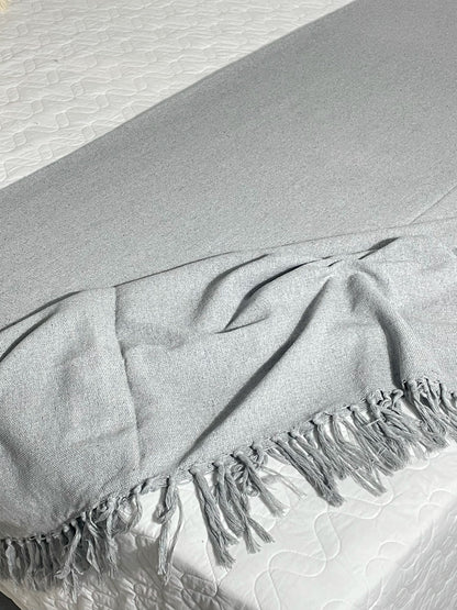 COLCHA BASIC QUEEN CINZA