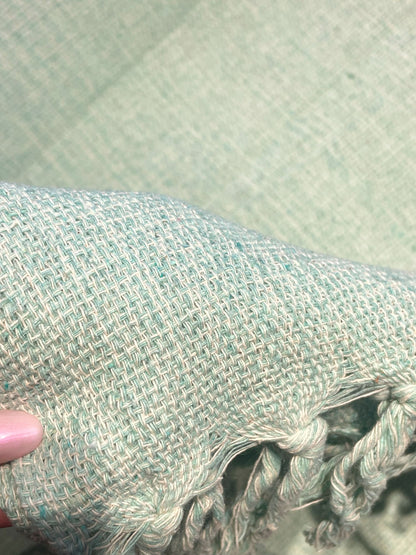 COLCHA BASIC QUEEN VERDE AGUA