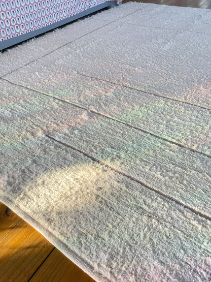 TAPETE CLÁSSICO FELPUDO LINES ROSÉ 150x200cm