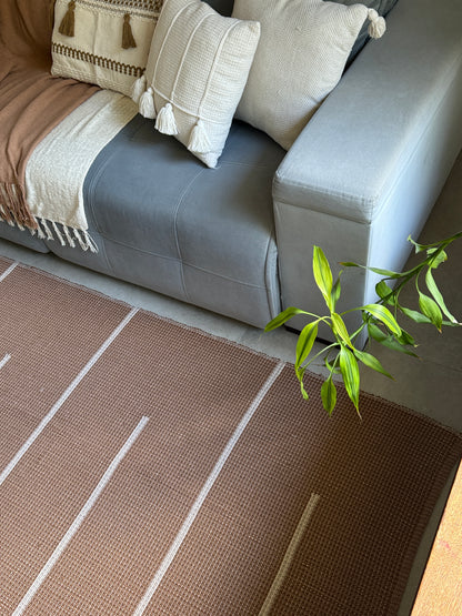 TAPETE CLÁSSICO DUPLO CANDLES CARAMELO 200x300cm